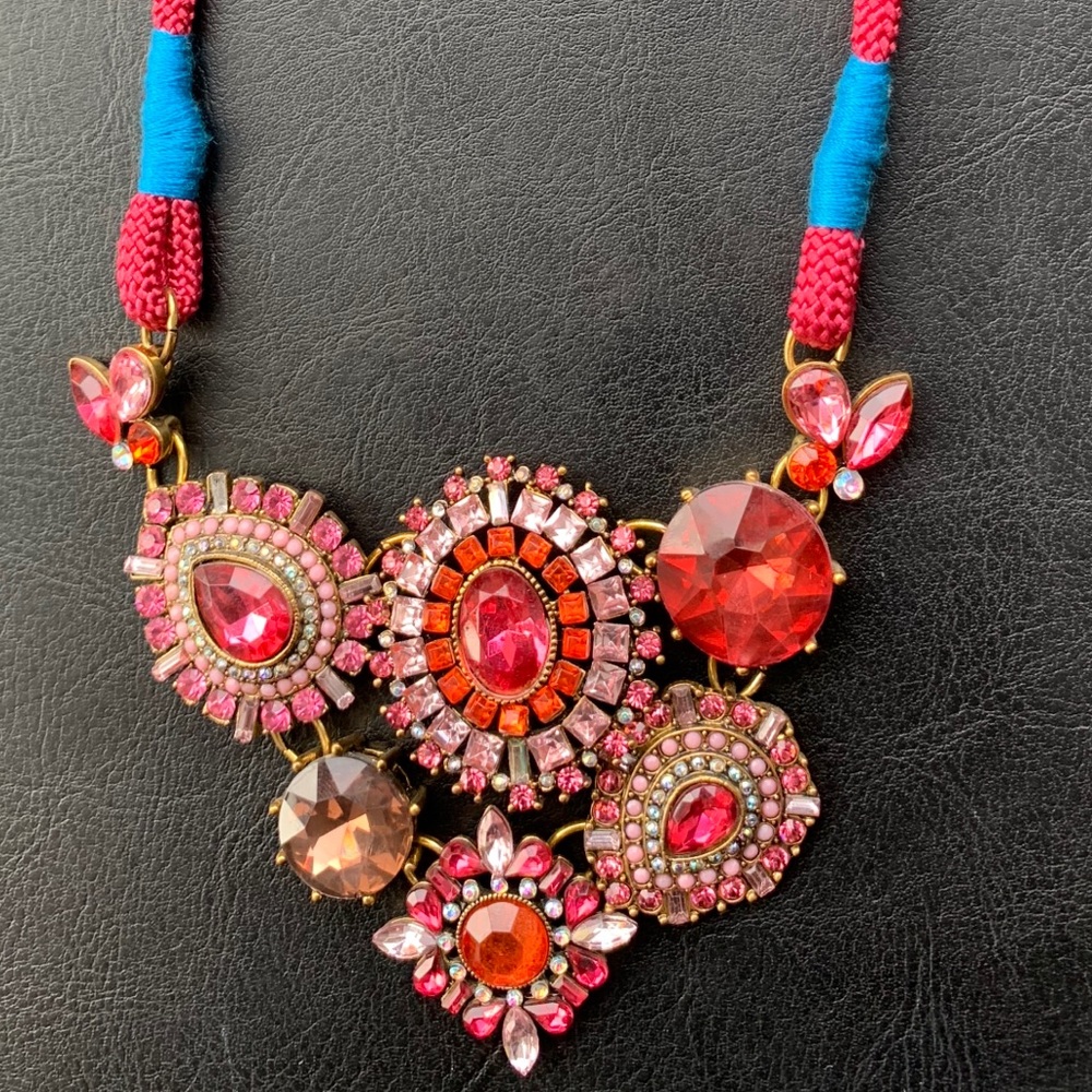 Betsy Johnson Pink Statement Necklace